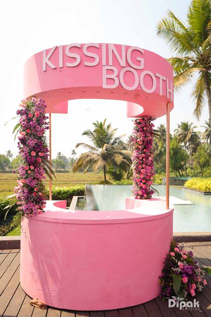 Photo-op and Signage — Pool Party decor — Alila Diwa Goa